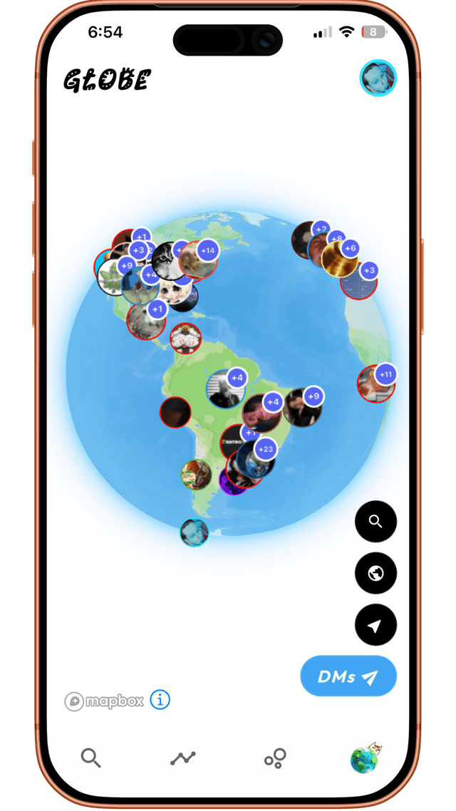 Discover friends around the world.